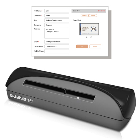 DocketPORT DP667 Card Scanner