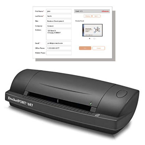 DocketPORT DP687 Card Scanner